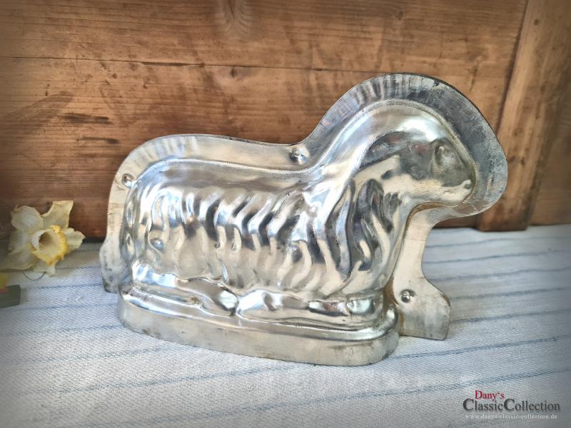 VERKAUFT ! Vintage Lamm Backform ~ Osterlamm liegend ~ Biskuitformm ~ Frohe Ostern ~ Osterdekoration ~ Shabby Ostern ~ Landhausküche ~ hy5263l2