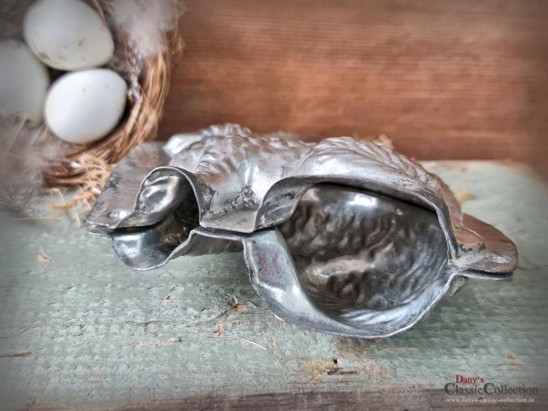 VERKAUFT ! Alte Hasen Schokoladenform 13,5 cm ~ Hase hockend ~ Osterdeko ~ Sammlerstück ~ Frohe Ostern ~ Küchendekoration ~ hy5321h7