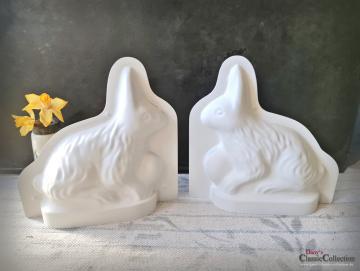 VERKAUFT ! Hase weiß Backform ~ Vintage Osterhasen Biskuitform ~ Schokoladenform ~ Osterdeko ~ Brocante ~ Shabby Deko ~ Küchendeko ~ hy4887hw