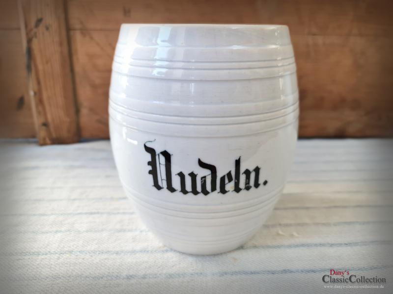 VERKAUFT ! Nudeln Vorratstopf ~ Keramik Pot ~ Vase ~ Landhaus Küche ~ Brocante ~ Aufbewahrung ~ Vintage Homedekor ~ Dekoration ~ pk22hsvtn