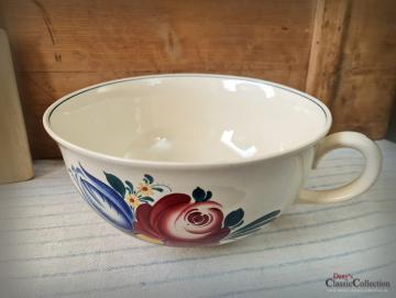 VERKAUFT ! Unikat Villeroy & Boch Riesentasse ~ Landhaus Keramik ~ Bauernhaus Deko ~ handbemalt ~ pk22hm01