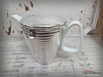 VERKAUFT ! versilberte WMF Warmhaltekanne ~ Bienenkorb Kaffeekanne ~ 1 Liter ~ 50er Jahre ~ Designklassiker ~ Bauscher Weiden ~ Sammlerstück ~ hs1450