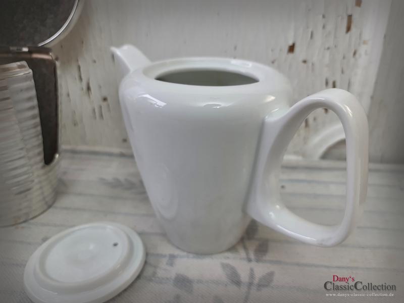 VERKAUFT ! versilberte WMF Warmhaltekanne ~ Bienenkorb Kaffeekanne ~ 1 Liter ~ 50er Jahre ~ Designklassiker ~ Bauscher Weiden ~ Sammlerstück ~ hs1450