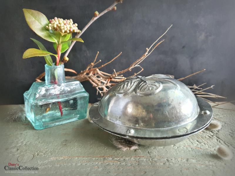 2-teilige 10 cm Schokoladenform ~ Mini Ei mit Kleeblatt ~ Glücksklee ~ Glücksbringer ~ Sammlerstück ~ Oster Deko ~ Vintage Home ~ hy5379