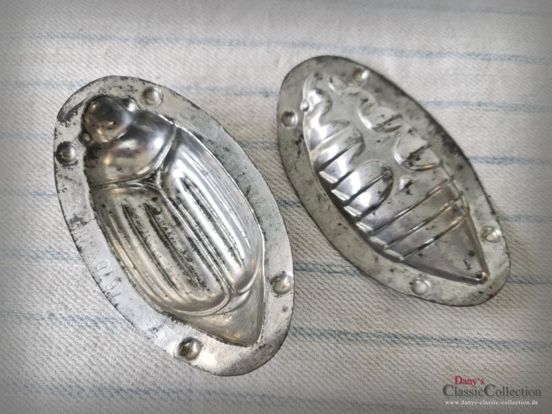 Alte 12 cm Maikäfer Schokoladenform ~ Gießform ~ H.Walter Berlin ~ hy5946