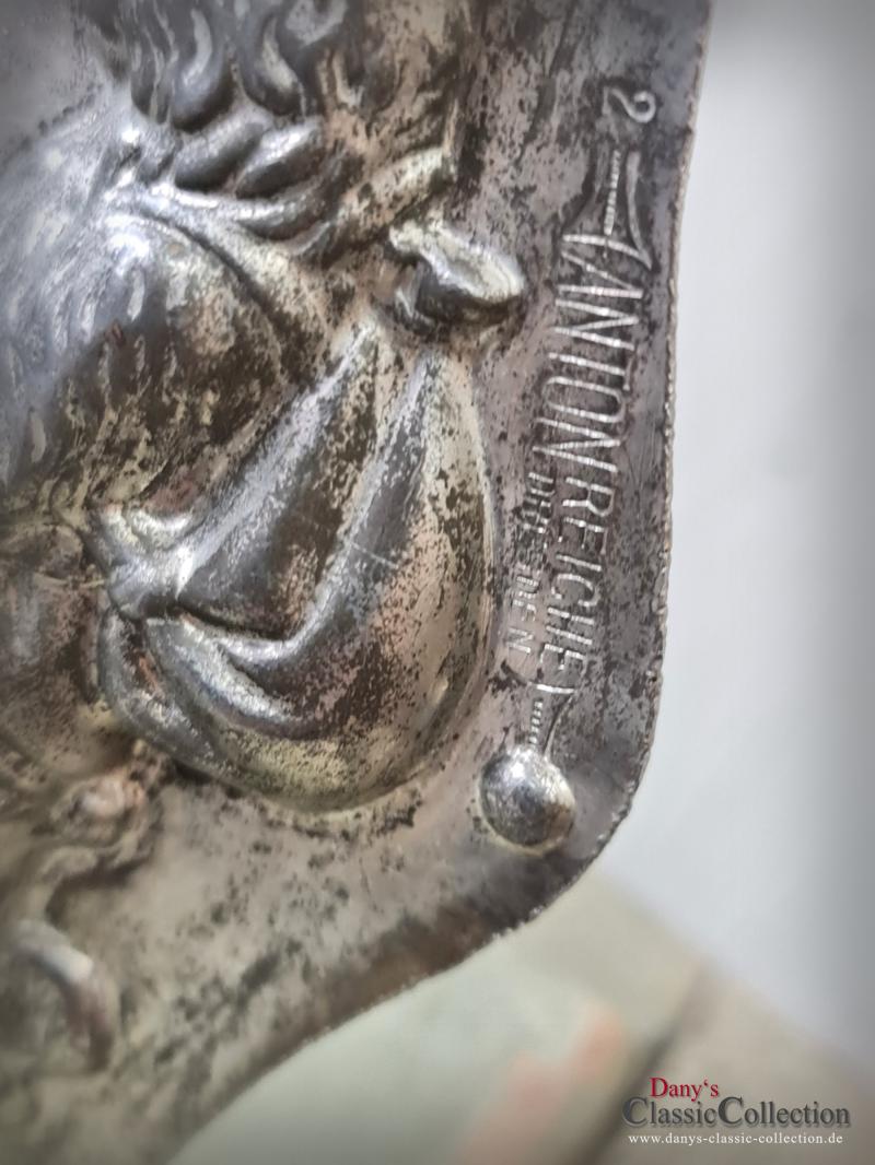 RARITÄT ! Anton Reiche Hase ~ Schokoladenform 11,8 cm ~ 1925 ~ Wanderhase ~ Metall Form ~ Gießform ~ Ostern ~ Sammlerstück