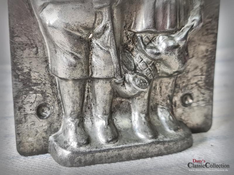 VERKAUFT ! 15 cm Max & Moritz Schokoladenform ~ seltene Gießform ~ Rarität ~ Wilhelm Busch Lausbuben ~ H. Walter Sammlerstück