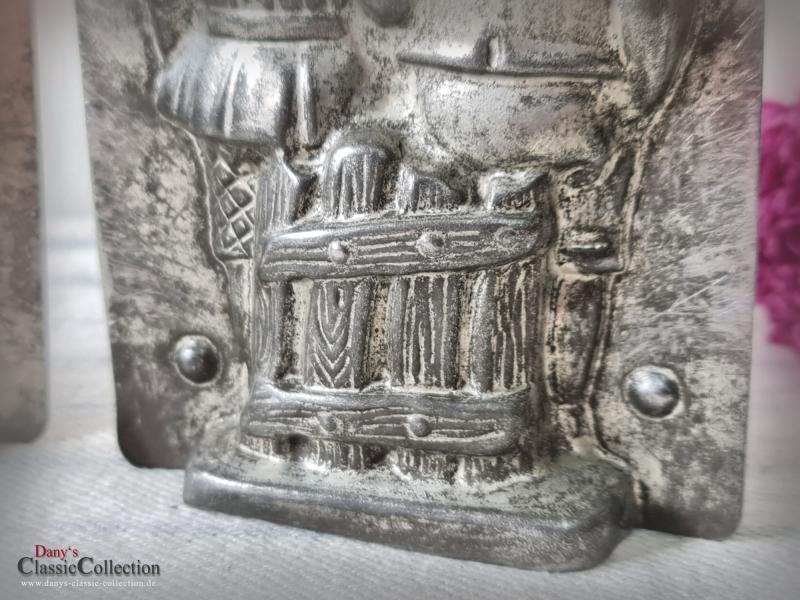 VERKAUFT ! 15 cm Max & Moritz Schokoladenform ~ seltene Gießform ~ Rarität ~ Wilhelm Busch Lausbuben ~ H. Walter Sammlerstück