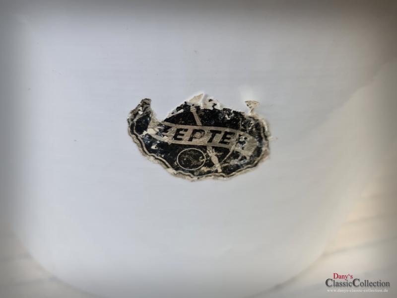 Große Emaille Waschschüssel 48 cm ~ weiß ~ Waschwanne ~ Bauernhaus ~ Vintage Gartendeko ~ Pflanztopf