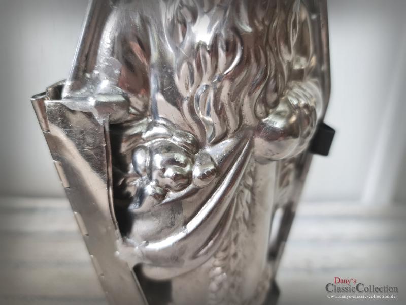 VERKAUFT ! Santa mit Bärchen im Sack 22,5 cm ~ Schokoladenform ~ Nikolaus ~ Metallform ~ Sammlerstück ~ Weihnachtsdeko