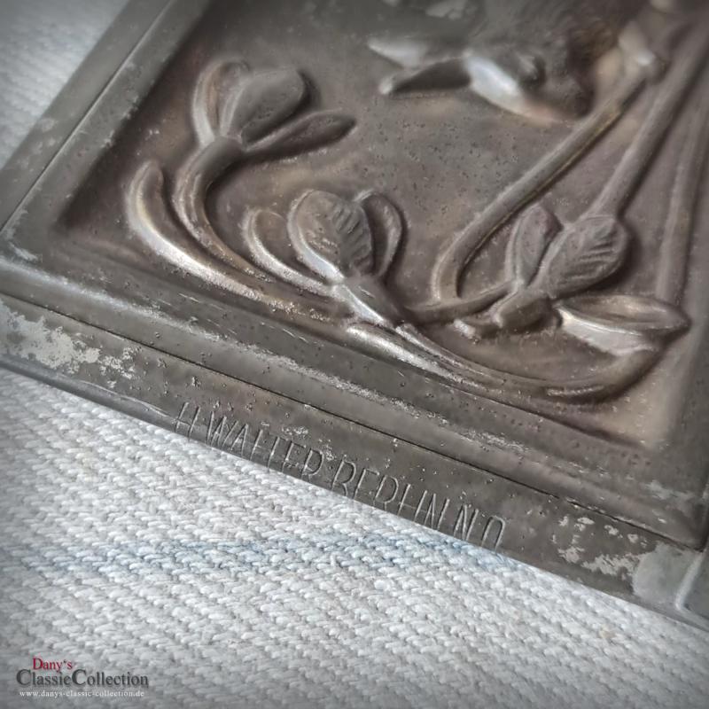 VERKAUFT ! Hasen Schokoladen Tafel ~ Oster Schokoladenform ~ H. Walter Metall Gießform ~ Vintage Ostern ~ Landhausküche ~ Frohe Ostern