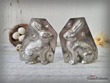 Alte 10 cm Hasen Schokoladenform ~ Hase hockend sitzend ~ Osterdeko ~ Sammlerstück ~ Frohe Ostern ~ Küchendekoration