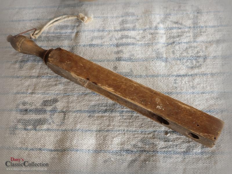 VERKAUFT ! Holz Thermometer 31 cm ~ Holzthermometer ~ Badethermometer ~ Vintage Deko ~ Landhaus ~ Rarität ~ Sammlerstück