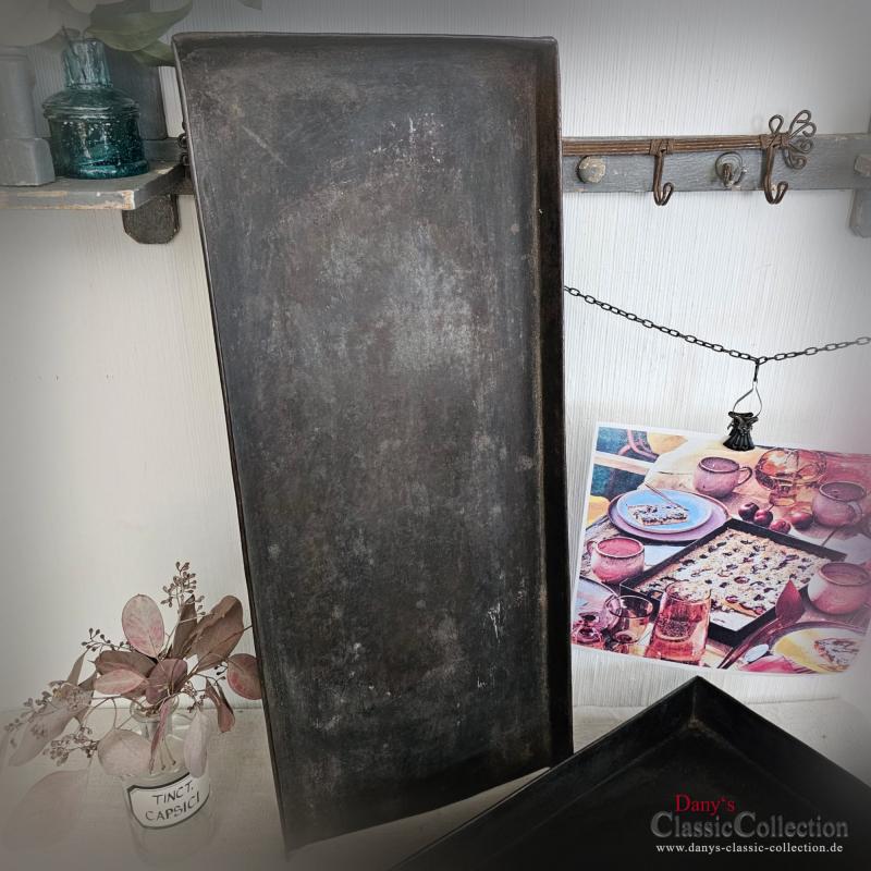 VERKAUFT ! stabile rechteckige Backbleche zum stilvoll backen und anrichten ~ bitte über das DROP DOWN FELD gewünschtes Blech auswählen