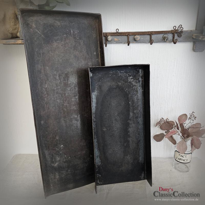 VERKAUFT ! stabile rechteckige Backbleche zum stilvoll backen und anrichten ~ bitte über das DROP DOWN FELD gewünschtes Blech auswählen