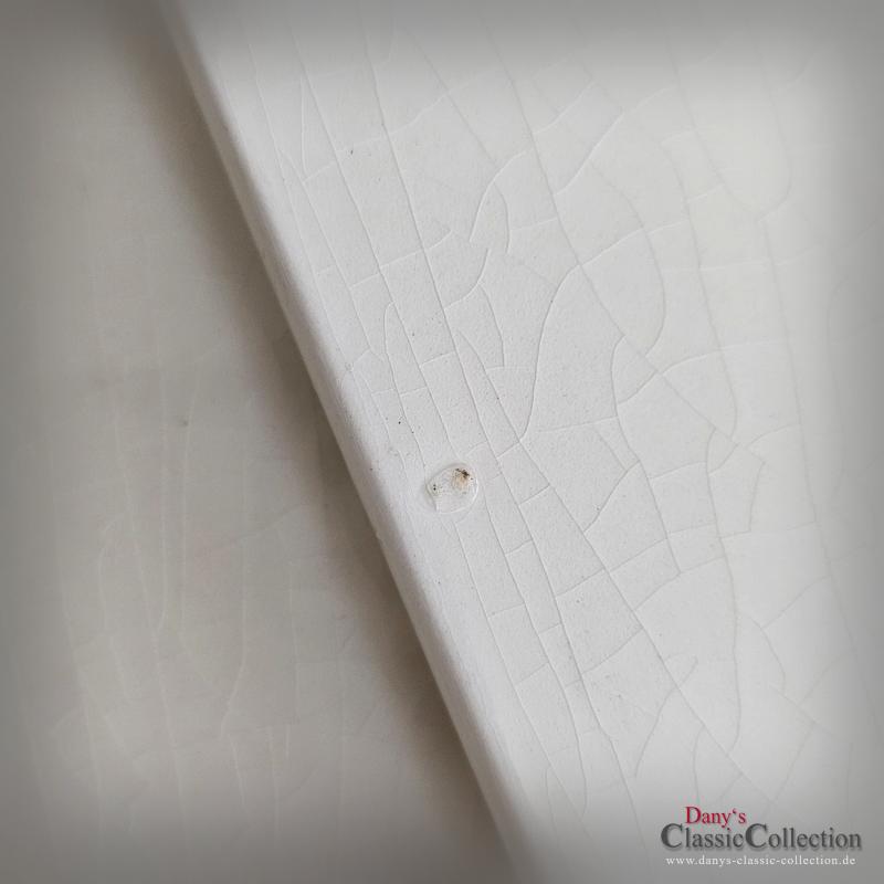 VERKAUFT ! alte Schneidebrettchen ~ Keramik altweiß ~ Frühstücksbrett ~ Porzellanbrett ~ Zwiebel Brettchen ~ Vintage Landhaus Küche