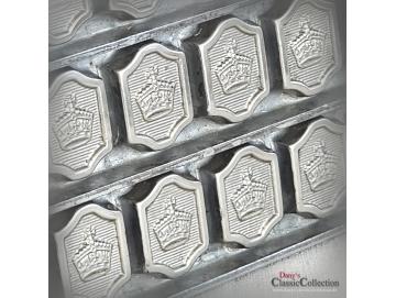 VERKAUFT ! Schokoladenform ~ 30 Krönchen ~ Metall Gießform ~ Schokoladen Platte Krone ~ Vintage Homedecor ~ Küchendeko ~ Sammlerstück