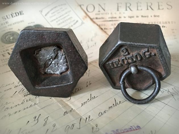 VERKAUFT ! Gewicht 6-eckig 200g