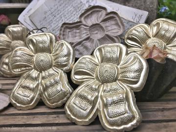 Schleife gold Dresdner Pappe uralt