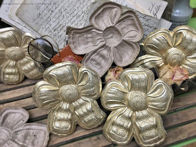 Schleife gold Dresdner Pappe uralt