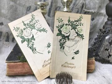 Glückwunschkarte Grußkarte Verlobungskarte Doppelkarte