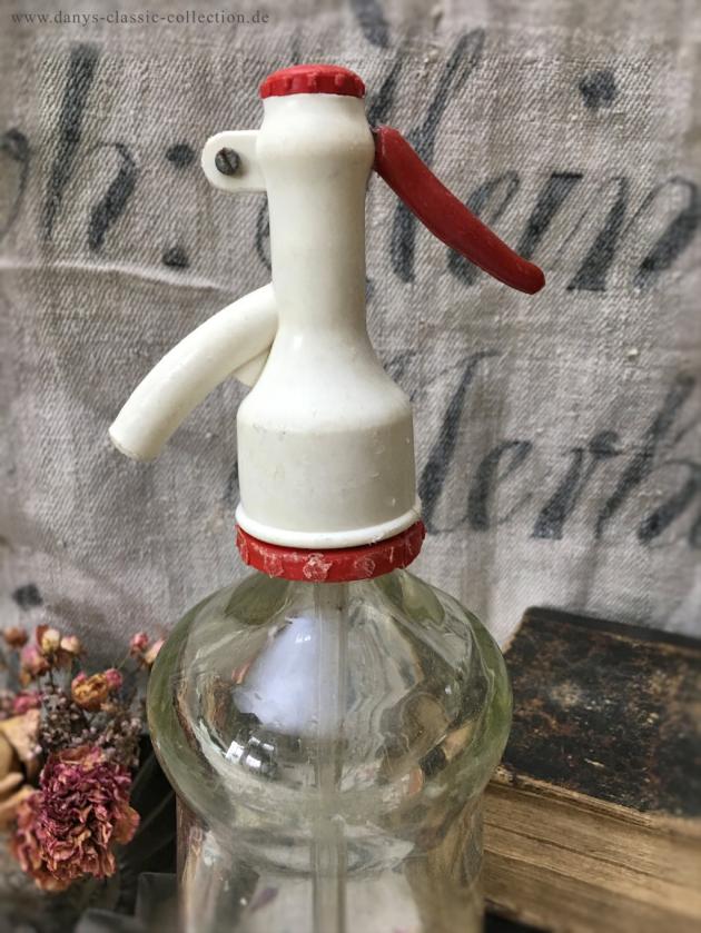 0,75 L Sodaflasche weiß-rot