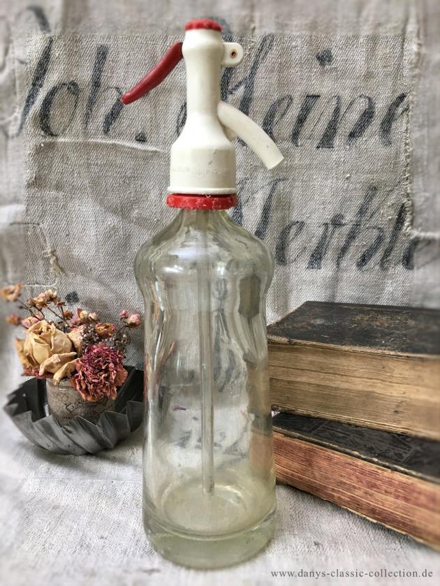 0,75 L Sodaflasche weiß-rot