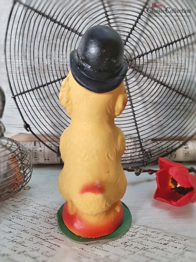 Entlein mit Hut ~ 50iger Jahre Osterdekoration ~ Sammlerstück