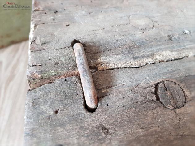 VERKAUFT ! Uralter primitiver Melkschemel ~ antiker Holzschemel ~ Hocker ~ Beistelltisch ~ Vintage Shabby chic