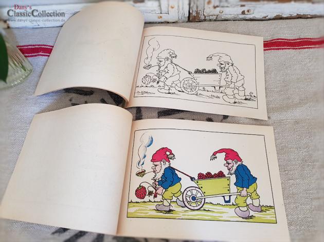 Kinder Malbuch ~ unbenutzt ~ antikes Malbuch ~ ca. 1948 ~ Vorlagen ausmalen ~ Sammlerstück