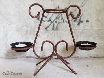 VERKAUFT ! rostiger Ständer ~ Eisenständer ~ Kerzenständer ~ Tischdeko ~ Shabby Dekoration ~ Brocante ~ Gartendeko