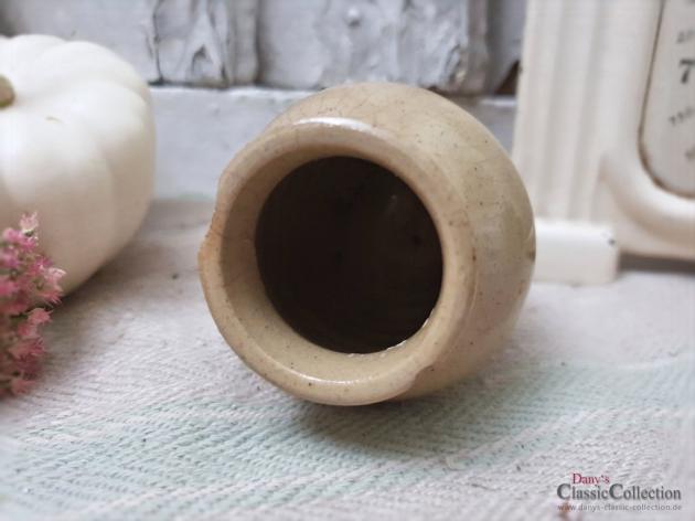 VERKAUFT ! 2 antike Steingut Cream Pötte ~ Hailwoods Rich Cream Manchester ~ Vase ~ Pottery ~ englisches Steingut ~ Werbung ~ Keiller Dundee