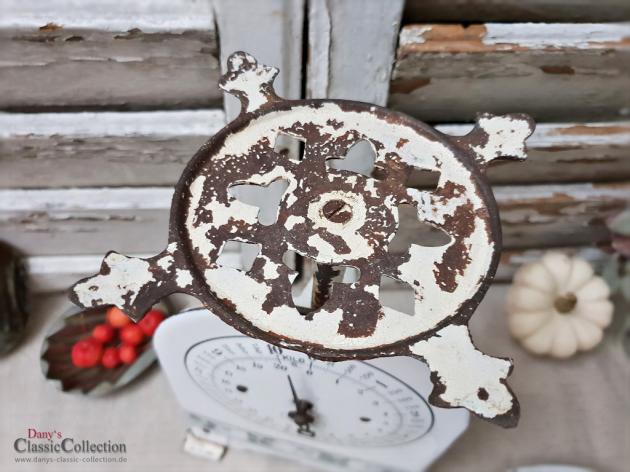 VERKAUFT ! Tellerwaage ~ Küchenwaage ~ 10 kg Waage emailliert ~ Rosendekor ~ Küchendeko ~ Brocante ~ Shabby chic ~ Landhausküche
