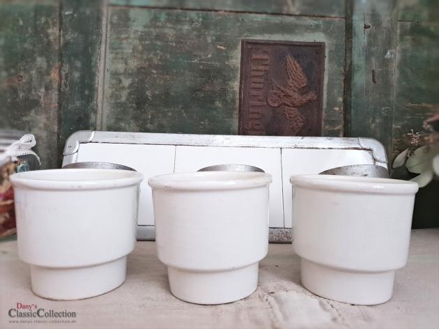 VERKAUFT ! Sand Soda Seife aus Keramik im Metallgestell an Fliesenspiegel ~ Artdeco ~ Küchenhelfer ~ Küchendeko ~ Landhausküche