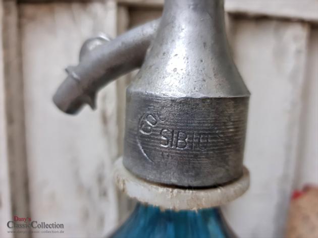 VERKAUFT ! Soda Syphon ~ Sodaflasche ~ Seltzer Flasche blau ~ Vintage Wasserspender ~ Home Decor ~ Brocante Deko ~ Shabby Chic ~ Fixer Upperdaflasche ~ shabby chic deco ~ vintage interior ~ brocante home style