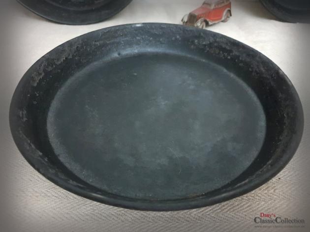 Backblech Ø 21 cm ~ Pizzablech ~ Kuchenblech ~ Tablett ~ Untersetzer ~ Vintage Dekoration ~ Landhaus Küchendeko ~ Gartendeko