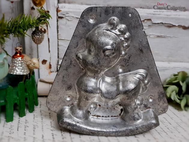 Alte Schokoladenform ~ Schaukelpferdchen ~ Matfer Paris ~ alte Gießform ~ Patisserie ~ Sammlerstück ~ Vintage Home Decor